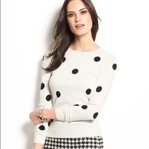 Ann Taylor dot sweater